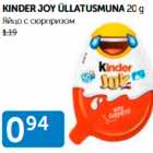 Allahindlus - KINDER JOY ÜLLATUSMUNA 20 g