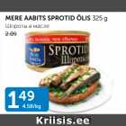 Allahindlus - MERE AABITS SPROTID ÕLIS 325 g