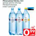 Allahindlus - Mineraalvesi Värska, 1,5 l

