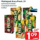 Allahindlus - Mahlajook Aura Fresh, 2 l

