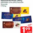 Allahindlus - Šokolaad Karl Fazer, 200 g

