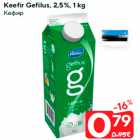 Allahindlus - Keefir Gefilus, 2,5%, 1 kg
