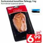 Allahindlus - Suitsutatud kanafilee Tallegg, 1 kg
