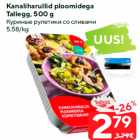 Куриные рулетики со сливами