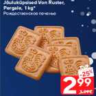 Jõuluküpsised Von Ruster,
Pergale, 1 kg*
