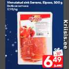 Allahindlus - Vinnutatud sink Serrano, Elpozo, 500 g
