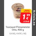 Toorjuust Piimameister Otto, 400 g 