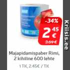 Majapidamispaber Rimi, 2 kihiline 600 lehte 