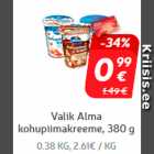 Valik Alma kohupiimakreeme, 380 g 