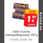 Valik Crunchy šokolaadiküpsiseid, 140 g 