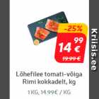 Магазин:Hüper Rimi,Скидка:Филе лосося с томатным маслом  Rimi, кг
