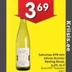 Saksamaa KPN vein Johann Brunner Reisling Mosel, 9,5%,75 cl