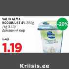 VALIO ALMA KODUJUUST 4% 380g /kg 3.13/