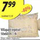 Villapdi tepitud 50x60cm 1 tk