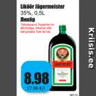 Allahindlus - Liköör Jägermeister
