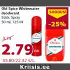Allahindlus - Old Spice Whitewater
deodorant
