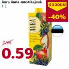Aura õuna-mustikajook
1 L