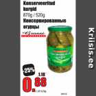 Консервированные
огурцы 