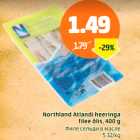 Allahindlus - Northland Atlandi heeringafilee õlis, 400 g