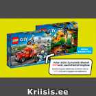 Магазин:Hüper Rimi,Скидка:Купив игрушки LEGO City не менее чем на
19.99, получите подарок на инфокассе
