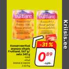 Konserveeritud
ananass siiupis
Fruitland