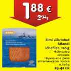 Магазин:Hüper Rimi, Rimi,Скидка:Нарезанное филе атлантического лосося