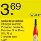 Allahindlus - Itaalia lauavein Processo Frizzante Maschio Pinot Rosa