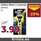 Gillette Mach 3 raseerija
aluseta
tk