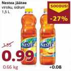 Магазин:Comarket,Скидка:Холодный чай Nestea
персик, лимон
1,5 л