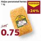 Allahindlus - Haljas purustatud hernes
1 kg