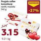 Суфле Pergale
коробка конфет
ванильный, клубничный
342 г