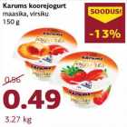 Магазин:Comarket,Скидка:Йогурт Karums
клубника, персик
150 г