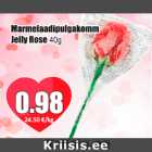 Allahindlus - Marmelaadipulgakomm Jelly Rose 40 g