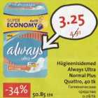 Allahindlus - Hügieenisidemed Always Ultra Normal Plus Quattro