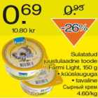 Sulatatud juustulaadne toode Farmi Light