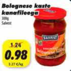 Bolognese kaste kanafileega, 300g