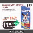CHAPPI KUIVTOIT KOERTELE 13,5 KG