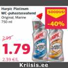 Harpic Platinum
WC-puhastusvahend