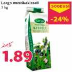 Largo mustikakissell
1 kg