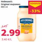 Allahindlus - Hellmann’s
Original majonees
880 ml