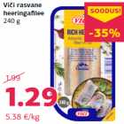 Viči rasvane
heeringafilee
240 g