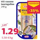 Allahindlus - Viči rasvane
heeringafilee
240 g