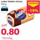 Leibur Kuldne röstsai
500 g