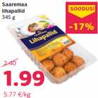 Магазин:Comarket,Скидка:Фрикадельки
345 г