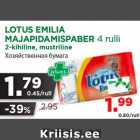 LOTUS EMILIA
MAJAPIDAMISPABER 4 rulli