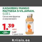 Магазин:Maksimarket, Konsum,Скидка:Сок из пяти фруктов
со вкусом манго