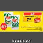 Fairu All-in-1 nõudepesumasina kapslid, 52 tk