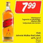 Allahindlus - Viski
Johnnie Walker Red Label