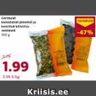 Germund
kuivatatud ploomid ja
kooritud kõrvitsaseemned
500 g