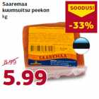 Saaremaa
kuumsuitsu peekon
kg